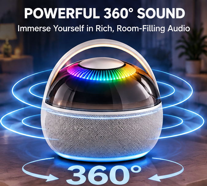 🔋 CKRIVIAN® All-in-One Portable Karaoke Speaker System – Dual Wireless Mics & Built-in Dock