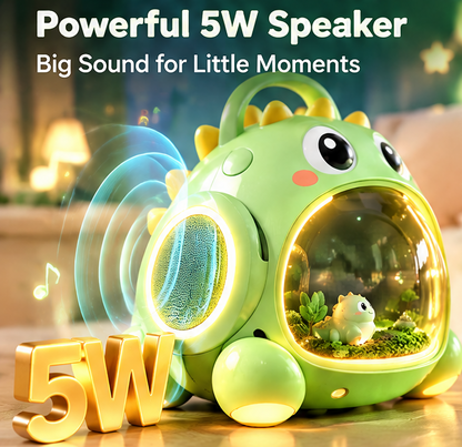 🦖 CKRIVIAN® Dino Kids Karaoke Machine – Dual Wireless Mics, Bluetooth 5.3 & LED Light Show